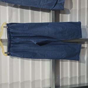 Alfred Dunner Womens‎ Elastic Waist Blue Jeans  Size 10